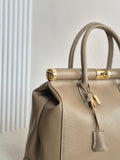 Torebka skórzana MILA BAG dark taupe