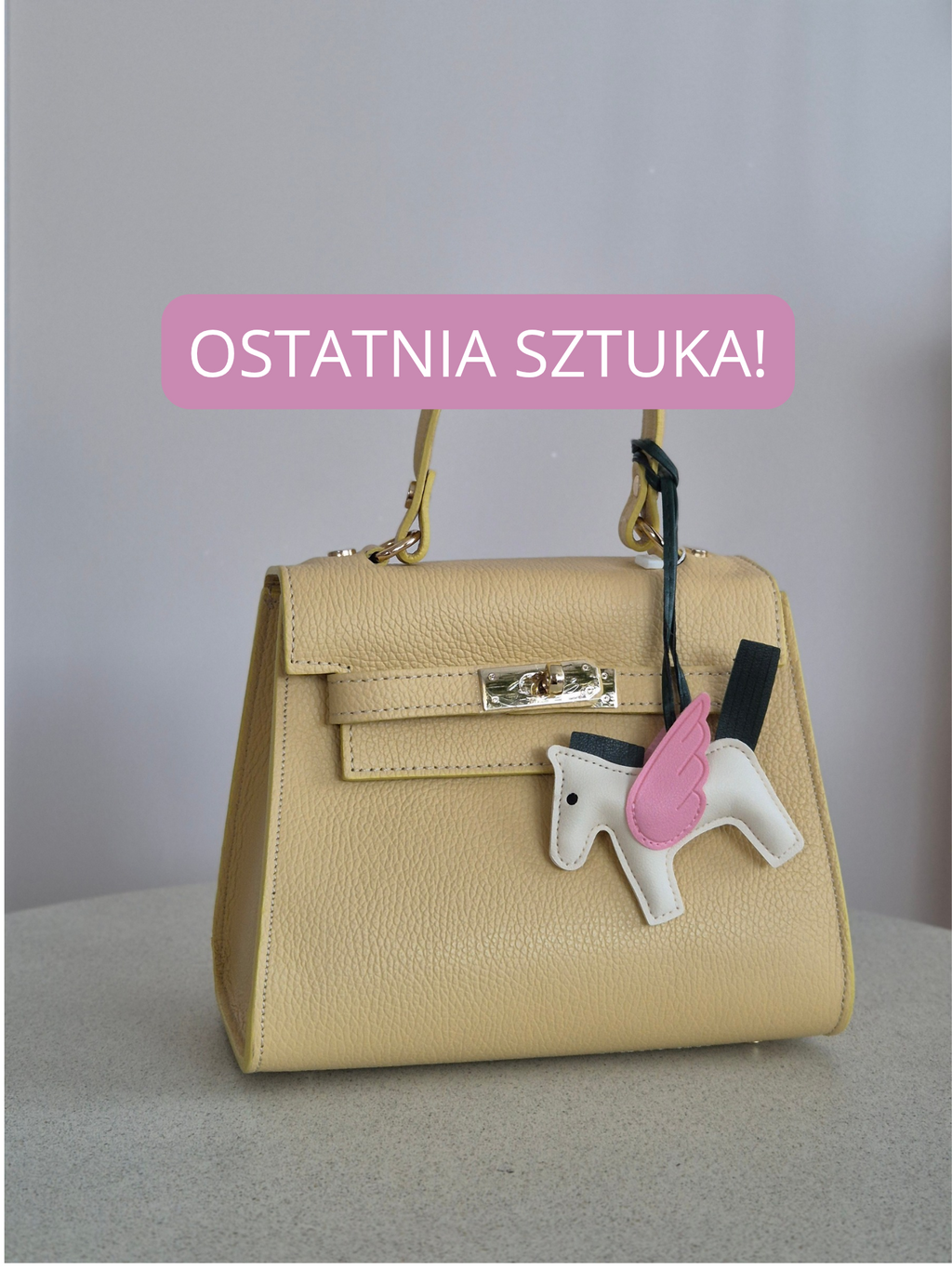 Torebka skórzana ERMA MINI 02 yellow