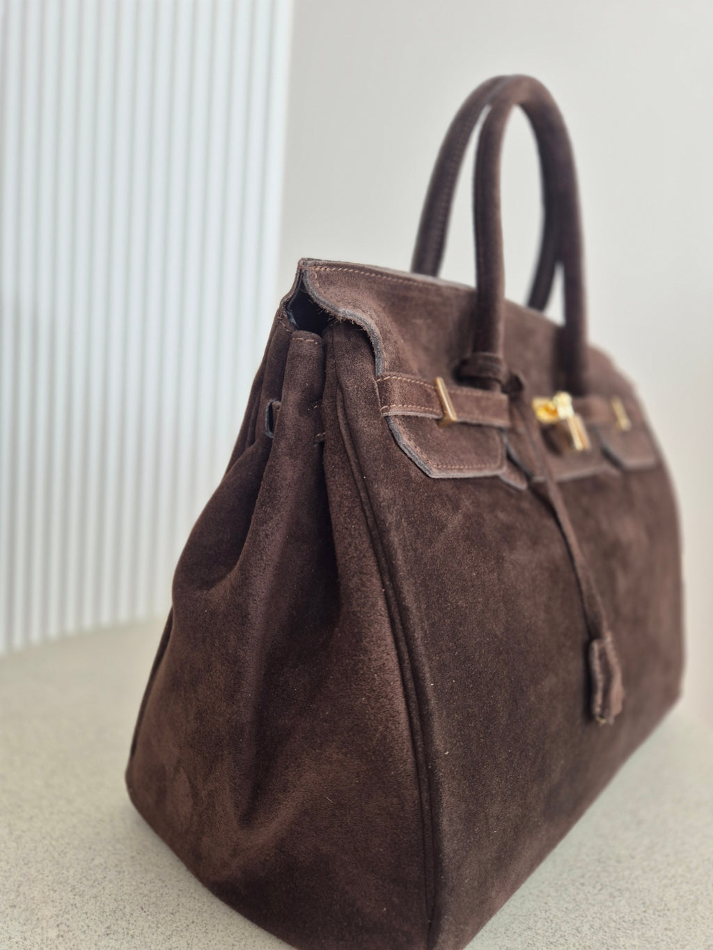 Torebka skórzana Erma Maxi 02 choco