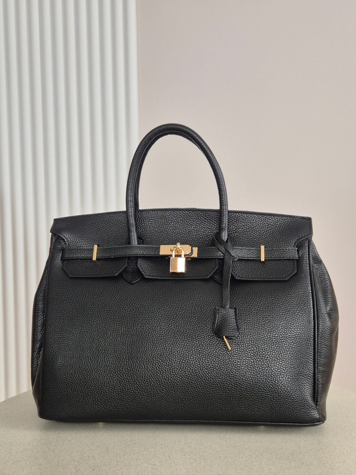 Torebka skórzana Erma Maxi 02 black