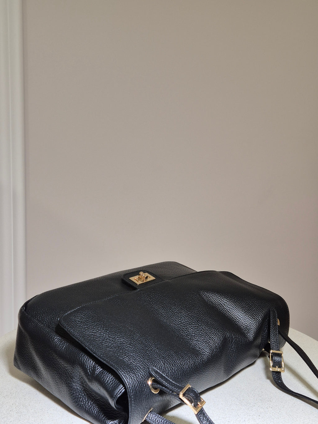Torebka skórzana MARGOT 02 PREMIUM black