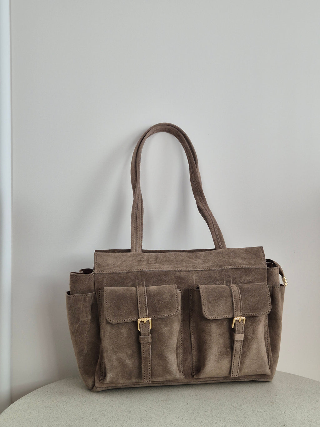 Torebka skórzana ELITE PELLE PREMIUM mocha