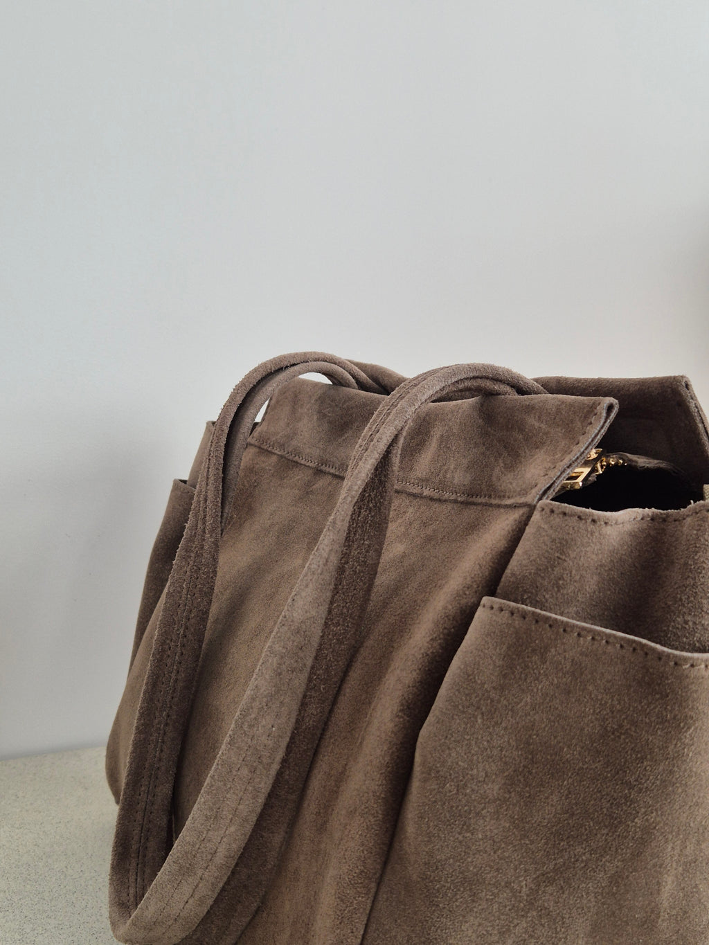 Torebka skórzana ELITE PELLE PREMIUM mocha