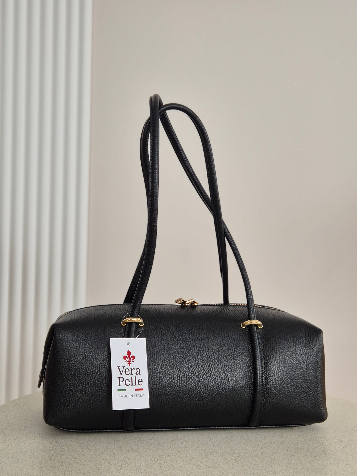 Torebka skórzana BAGUETTE black