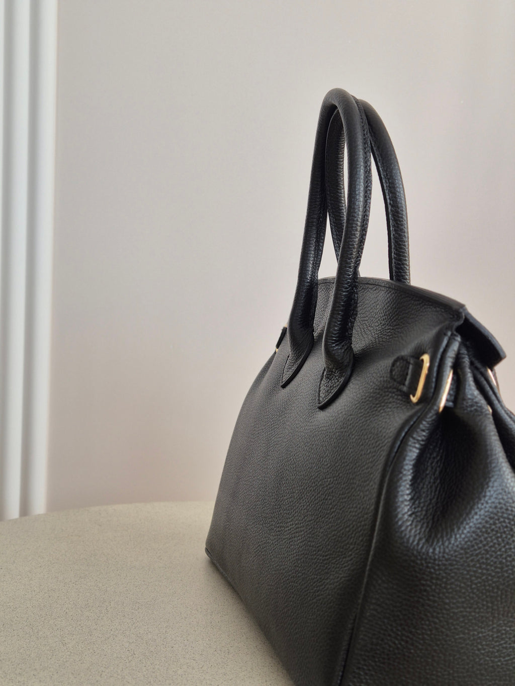 Torebka skórzana ERMA MAXI 03 MEDIUM black