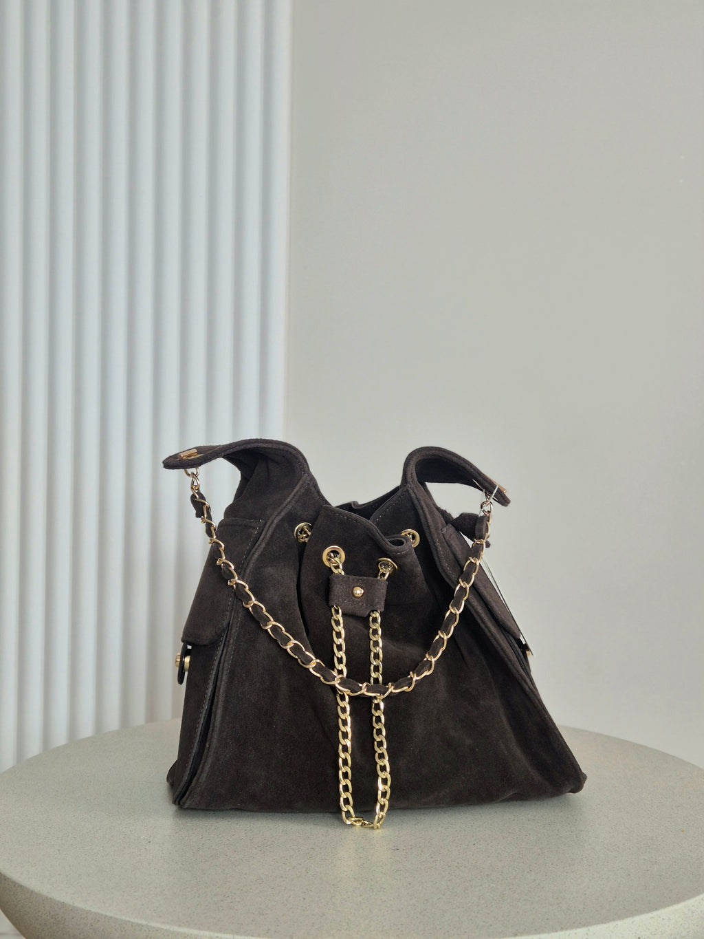 Torebka skórzana Hobo 01 choco
