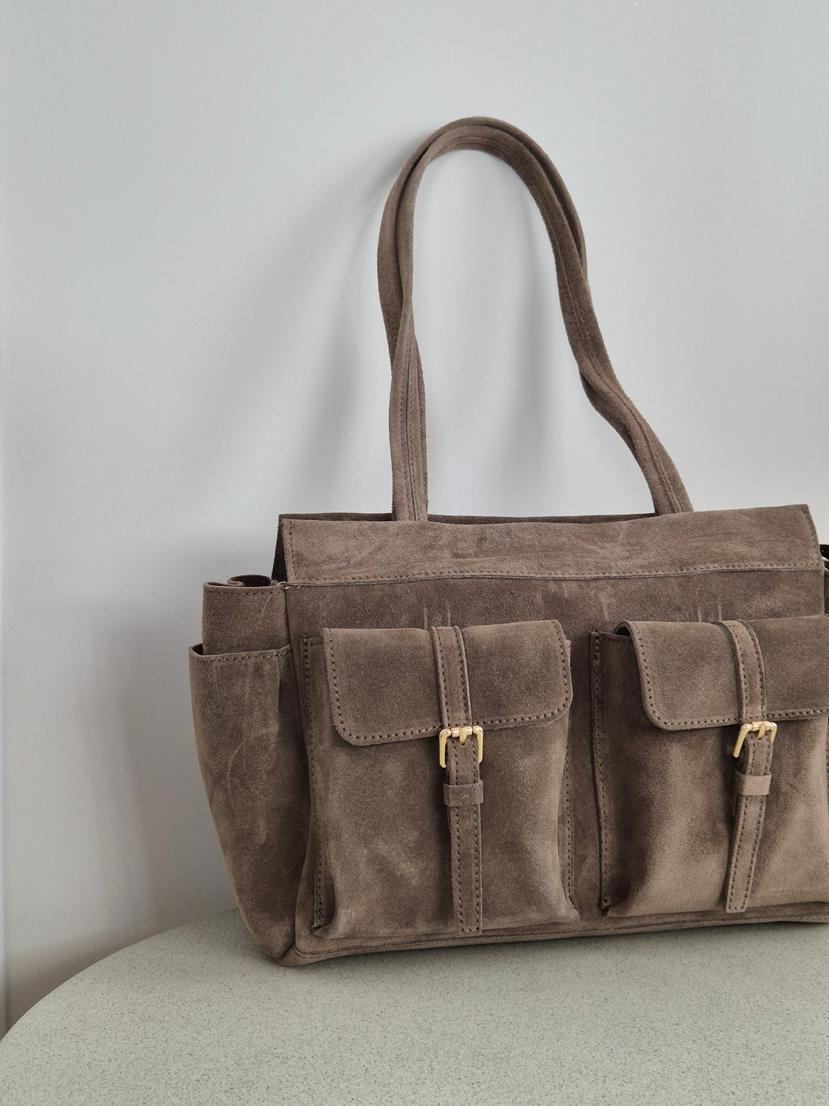 Torebka skórzana ELITE PELLE PREMIUM mocha