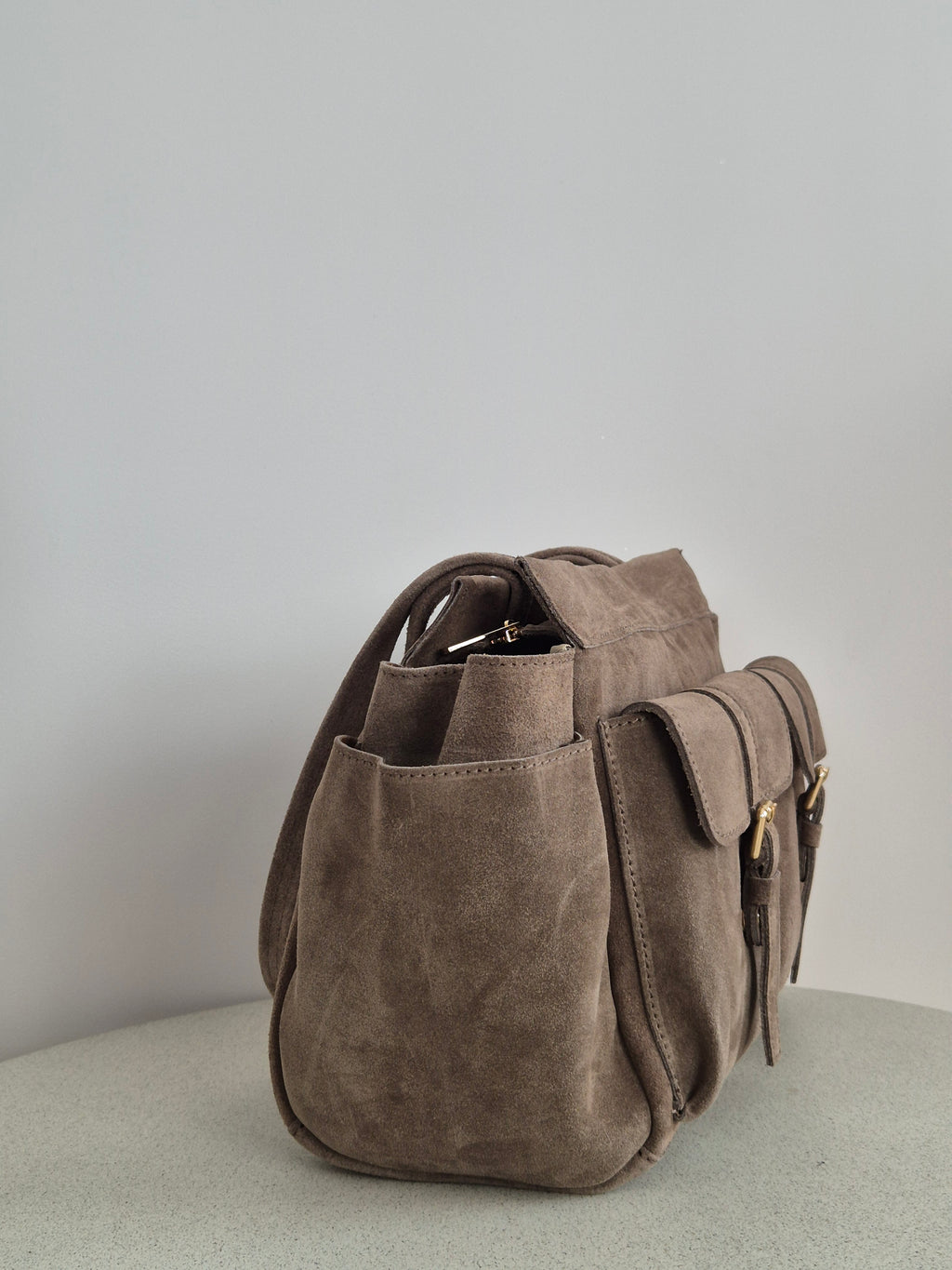 Torebka skórzana ELITE PELLE PREMIUM mocha