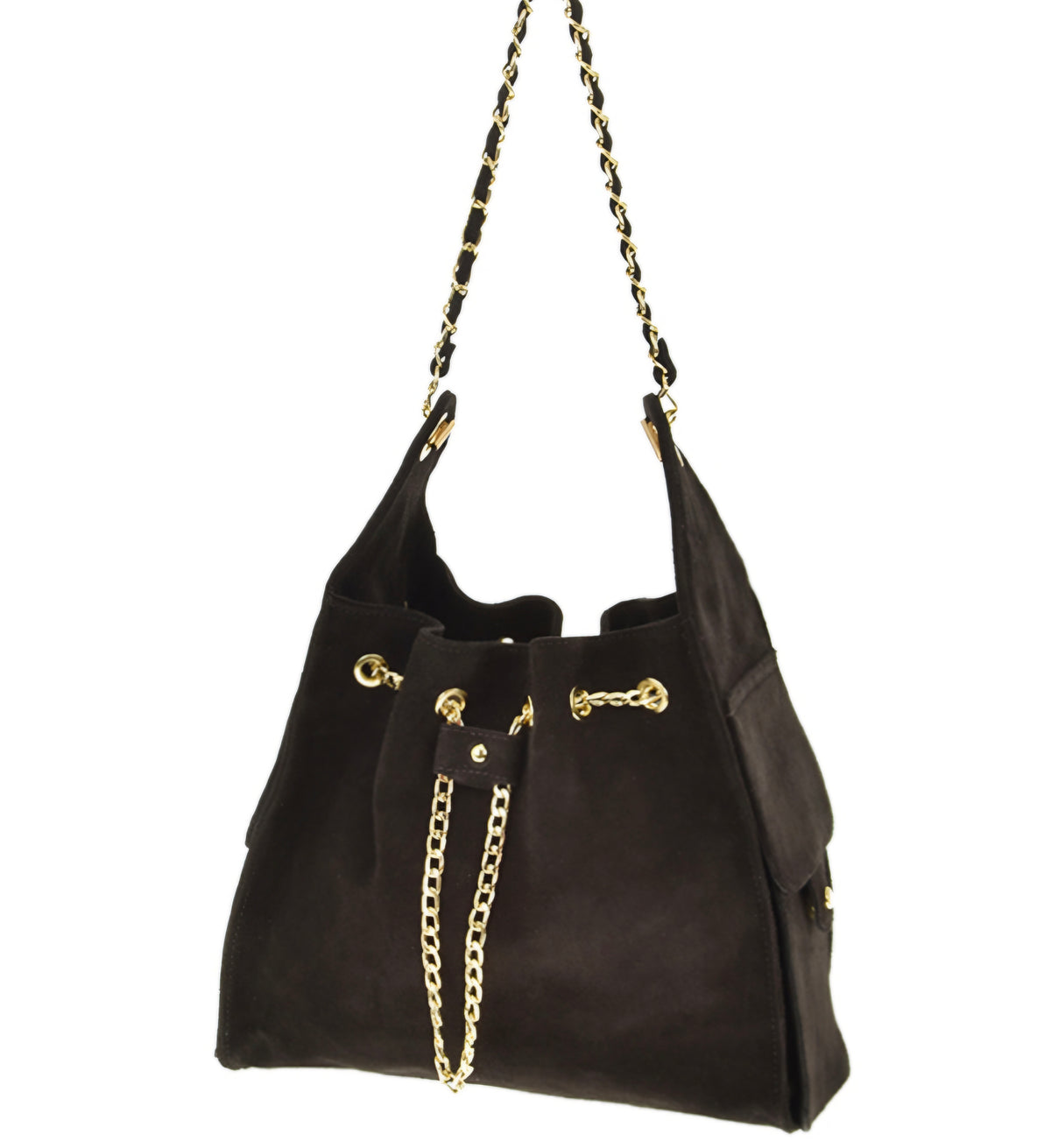 Torebka skórzana Hobo 01 choco