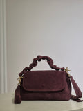 Torebka skórzana MATILDE premium bordo