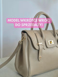 Torebka skórzana ICONIC beige